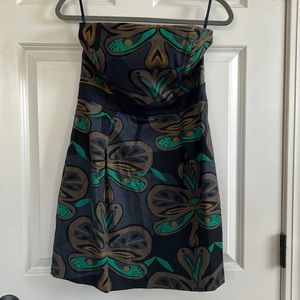 NWT French Connection Strapless Dress Pockets 10